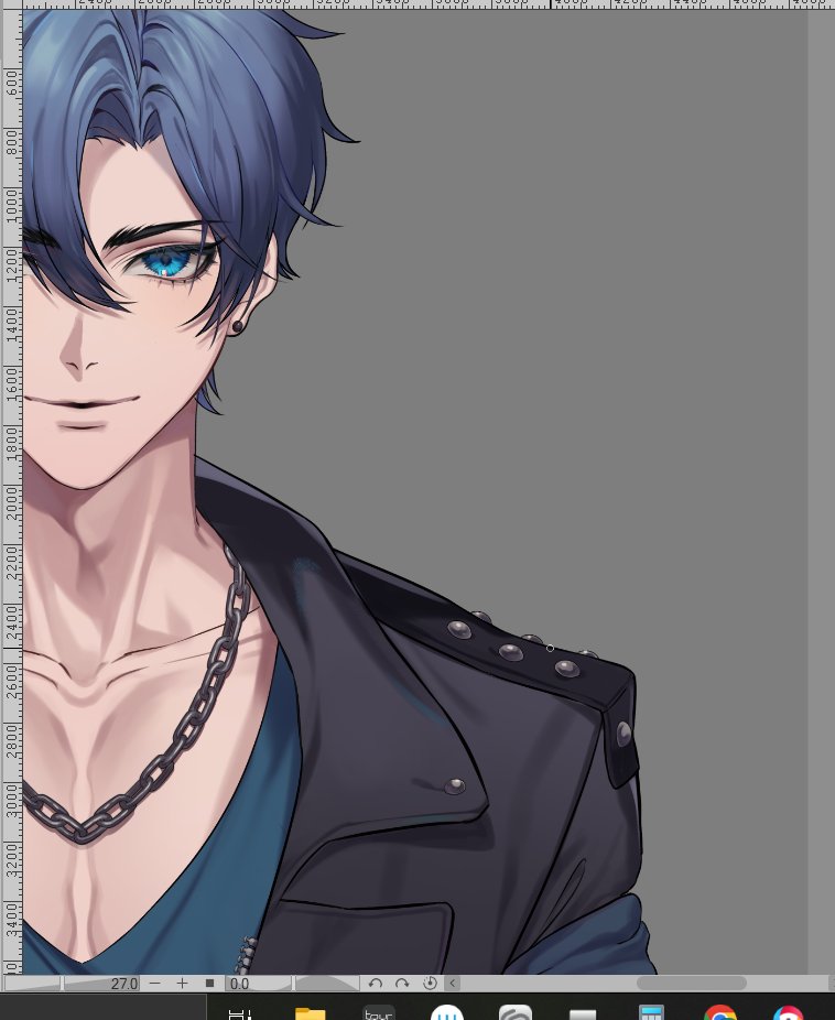 RieRikuu's tweet photo. experimenting...? #Live2D #Vtuber #vtubermodel #live2dmodel https://t.co/GOvRRV8iV9