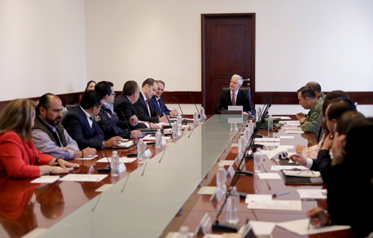 Damos seguimiento a la estrategia de seguridad del <a href="/Edomex/">Gobierno del Estado de México</a> con el Grupo de Coordinación Territorial para la Construcción de la Paz.