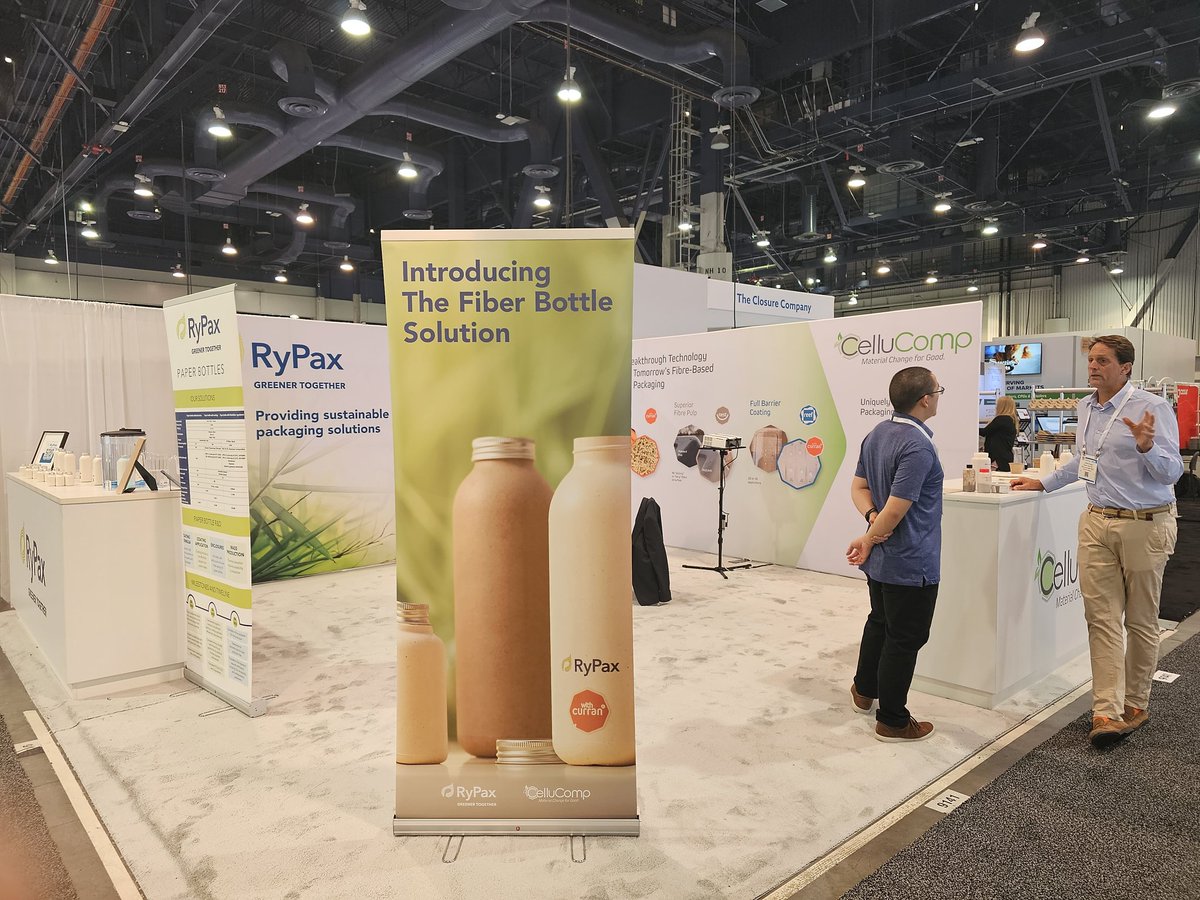 Alongside our partners at Rypax, we are launching our fibre bottle at packexpo Las Vegas today.  Why not come by and visit our booth at N9141. It would be great to see you.