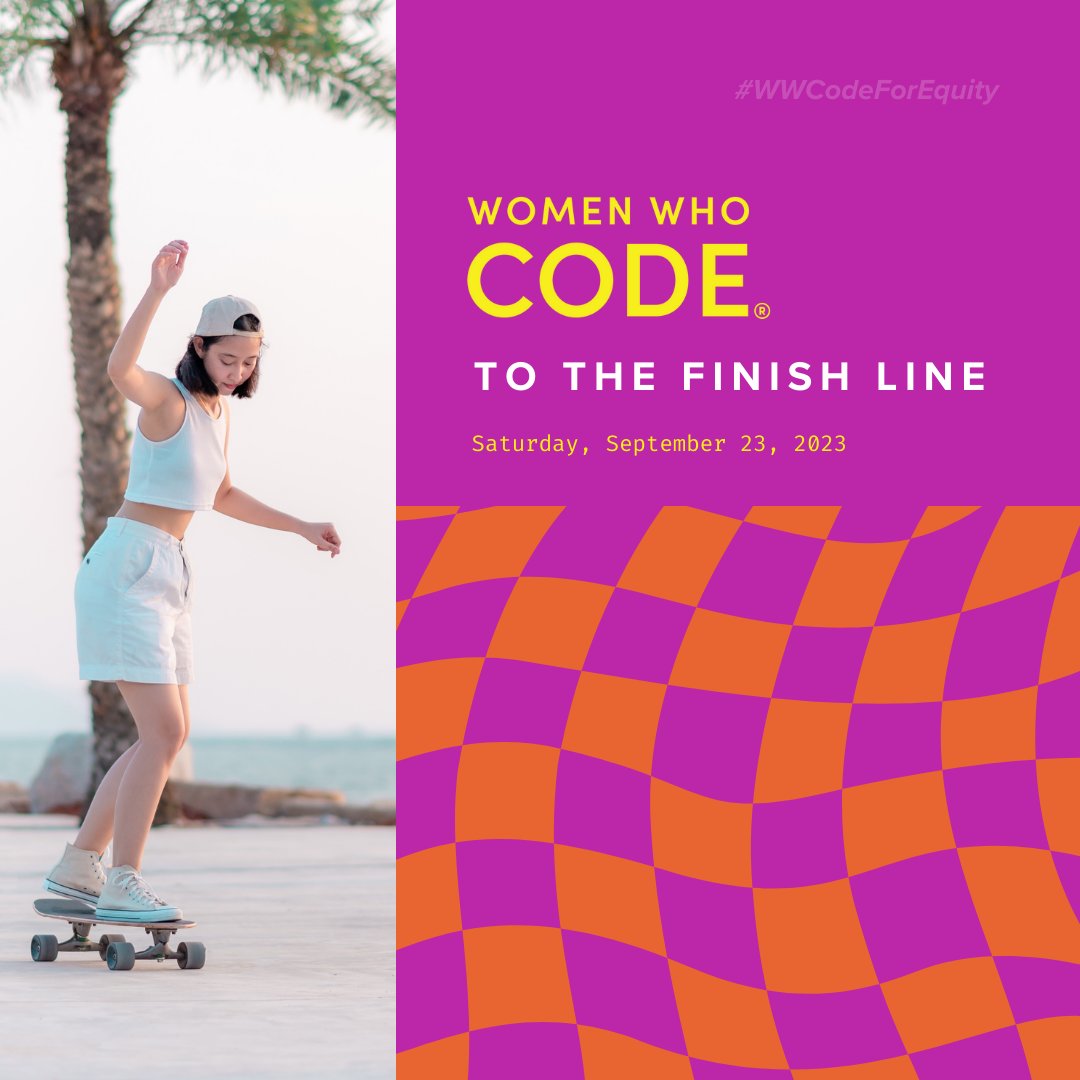 WWCodeCloud's tweet image. 🚀 The countdown is on! There are just TWO WEEKS left to participate in #WWCode to the Finish Line. Donate now to ensure more women have the resources and support they need to excel in tech!
🔗 - justgiving.com/campaign/wwcod…
#WomenWhoCode
#WWCodeForEquity
#WomenInTech
