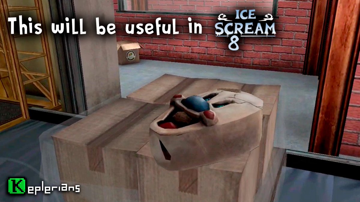 DavidNewsGames's tweet image. Lembra como Charlie usou a máscara do #Minirod quando tentava escapar da cozinha? 👨‍🍳 Bom... em #IceScream8 esse item será útil novamente, você consegue adivinhar como? Deixe nos comentários! 👇

#IceScream #HorrorGames #RodSullivan #Keplerians #DavidNewsGames