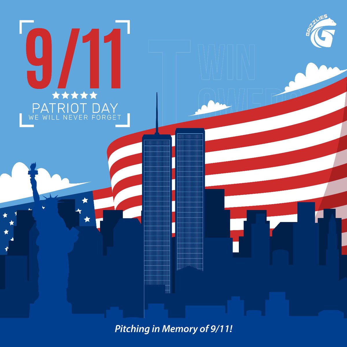 For the fallen heroes of 9/11, remembering the brave and batting for peace.🏟️
On this solemn day, our cricket family stands with America! 🇺🇸🏏

#MiLC #USAcricket #GoldenStateGrizzlies #GSG #US #USA #laborday #laborday2023

#cricket #cricketlovers #cricketlife #cricketlove