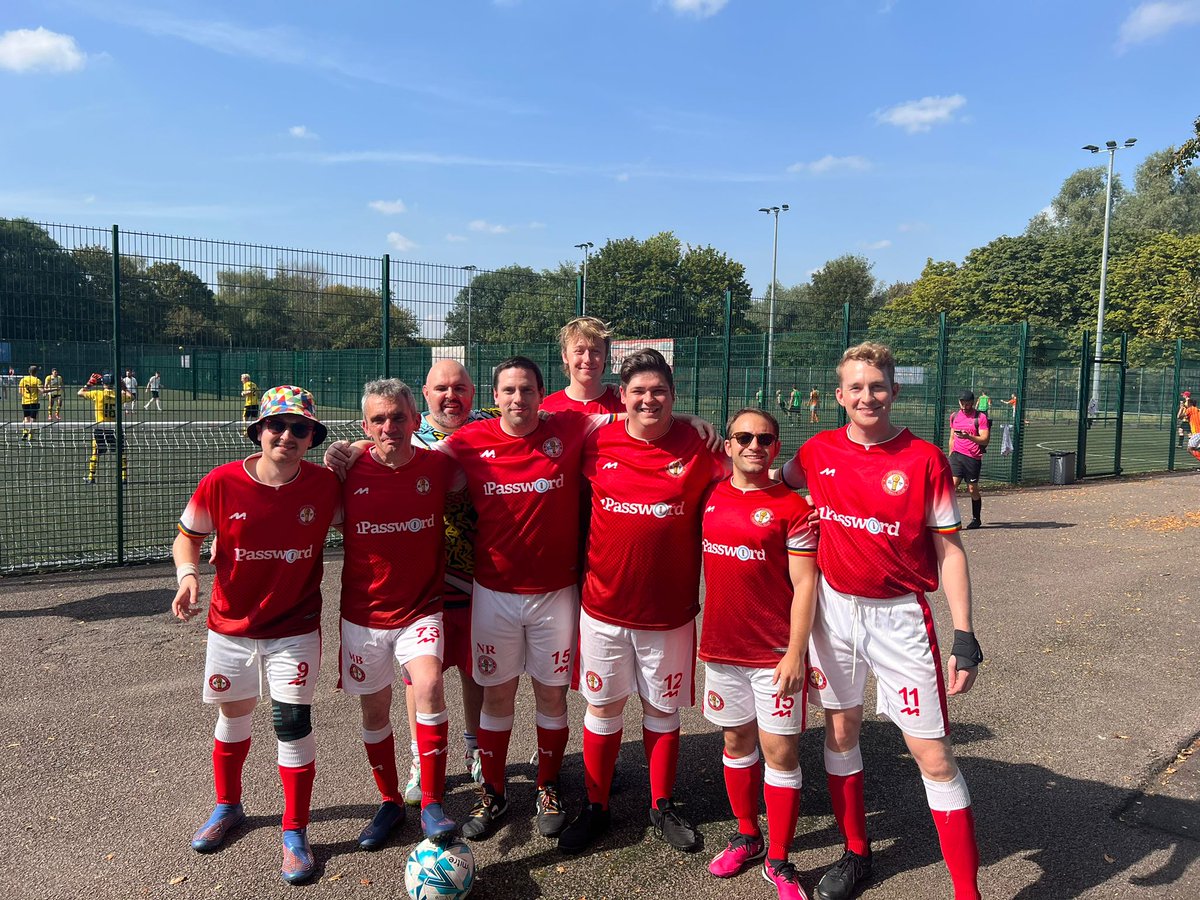 Great fun this weekend with @LeicWildecatsFC for their tournament. superb team performances, great battling and a good laugh. Always great to catch up with the other queer clubs around the UK too