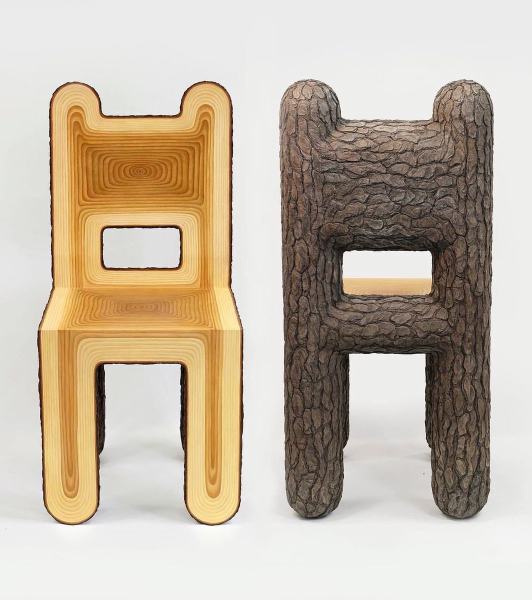 designdocument's tweet photo. The "Wood Chair" by Joyce Lin 🪑🪵 https://t.co/Pia9FJSybS