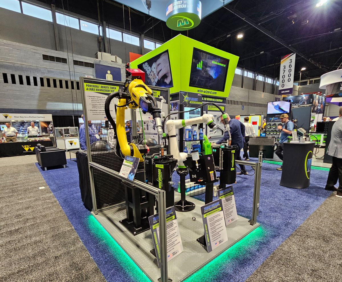 WireWizardUS's tweet photo. The 2023 @FABTECHExpo in Chicago is under way! Visit us in booth B35015 and check out our new & updated products designed to optimize your welding productivity.
#FABTECH2023 #FamilyOwned #AmericanMade #WireWizard #Welding #Automation https://t.co/qKAkBaGR11