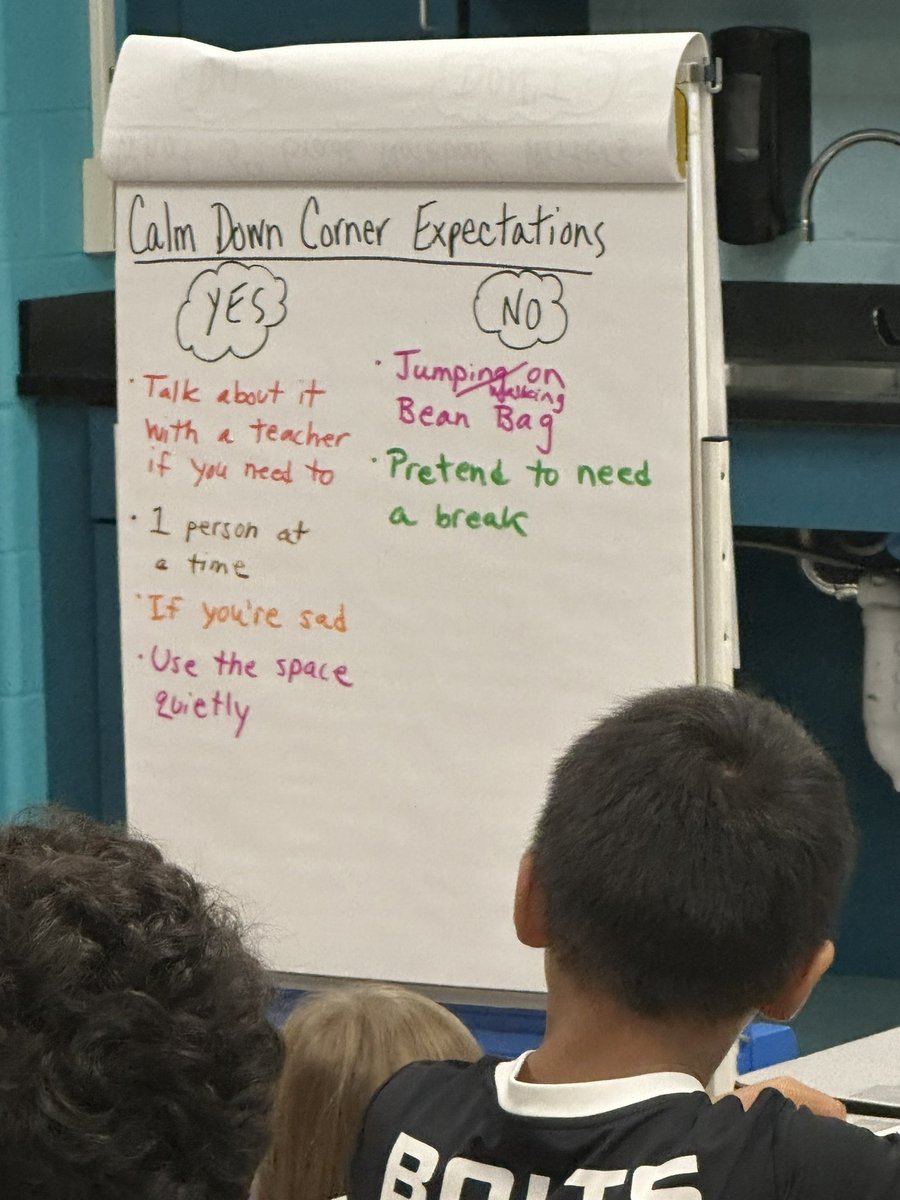 3rd grade Ss in Ms. O’Shaughnessy’s class exploring what anger feels like by reading a book. This  helped Ss understand that when they feel angry the classroom “Calm Down Corner” may be helpful. Thank you <a href="/BowmanLexPTO/">Bowman PTO</a> for helping supply the tools for our break spaces💙