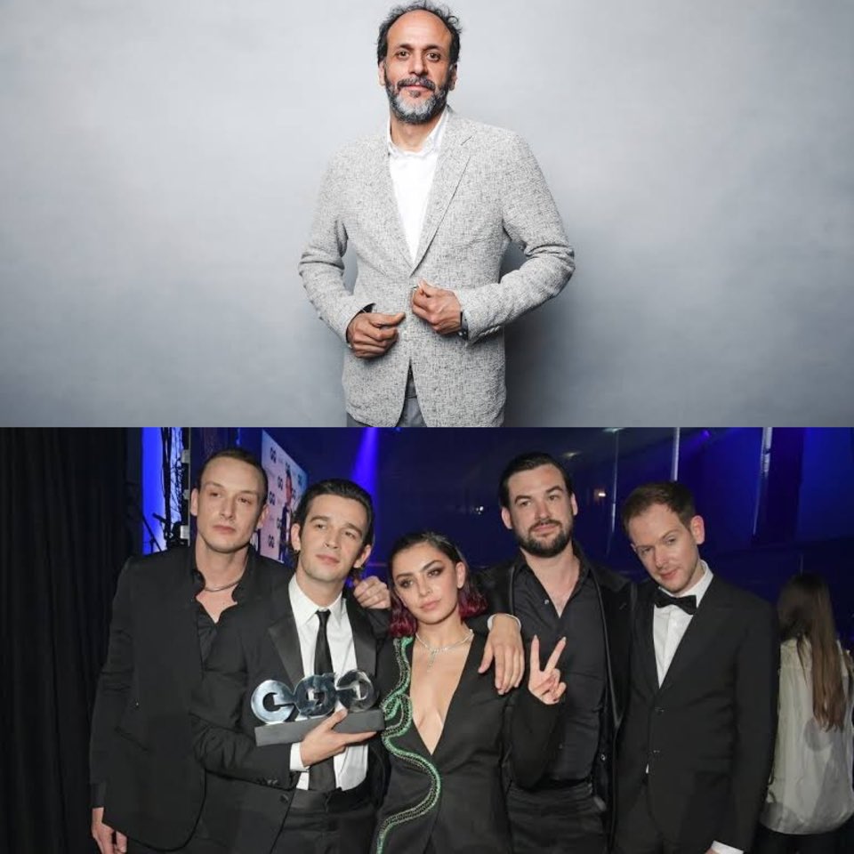 Worldofreel reports that Luca Guadagnino (Call Me By Your Name, Suspiria & Bones and All) recently enjoyed a dinner with The 1975 and Charli XCX. via @FckyeahCharli #The1975 #CharliXCX