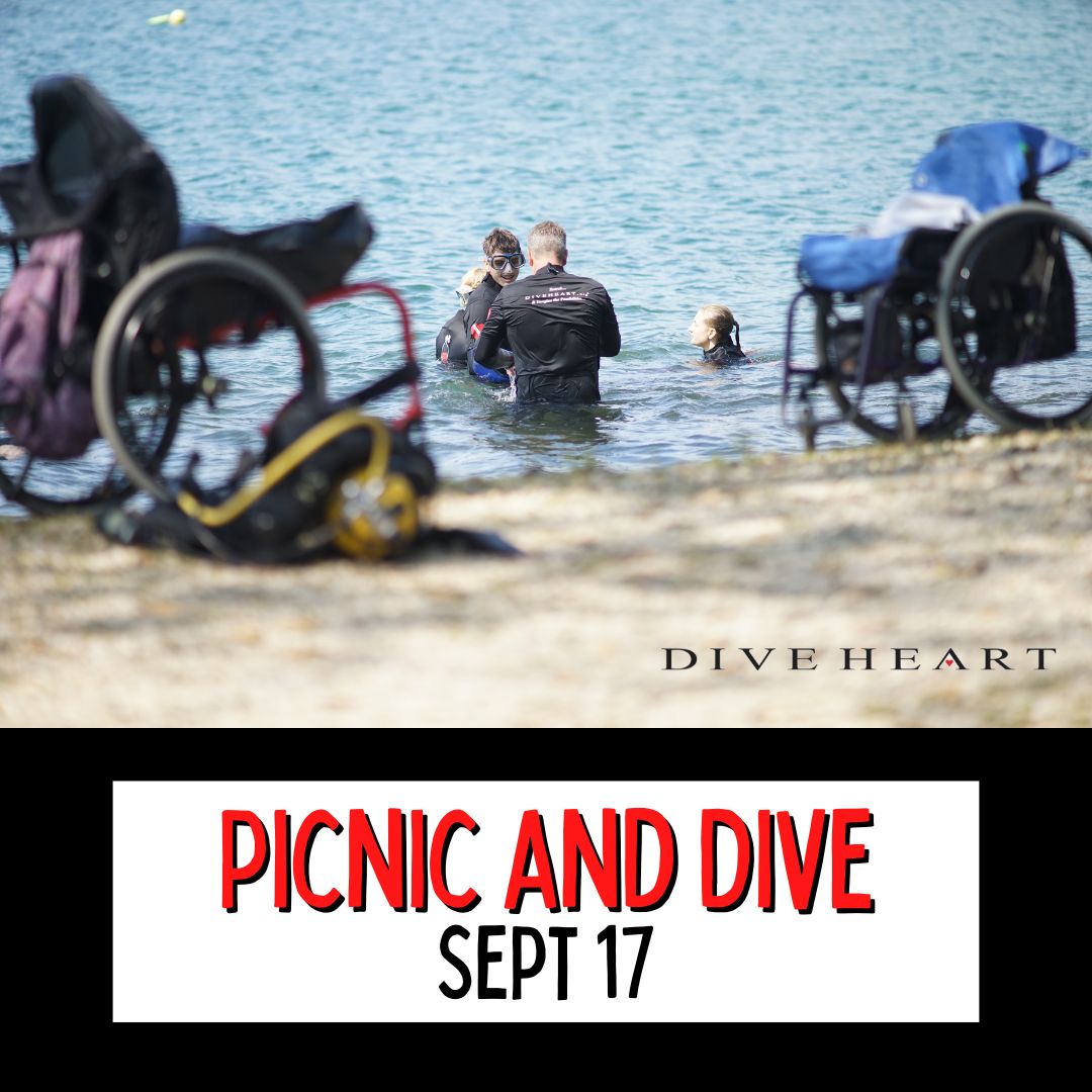 Join us for friendship, food, and diving at Three Oaks Recreation Center in Crystal Lake, IL on Sept 17th! Everyone's welcome. ❤️ Adaptive Divers: loom.ly/_bR_jqM Volunteers: loom.ly/QVbELng #chicagodiving #scubadiving #adaptivesports #adaptivediving #nonprofit