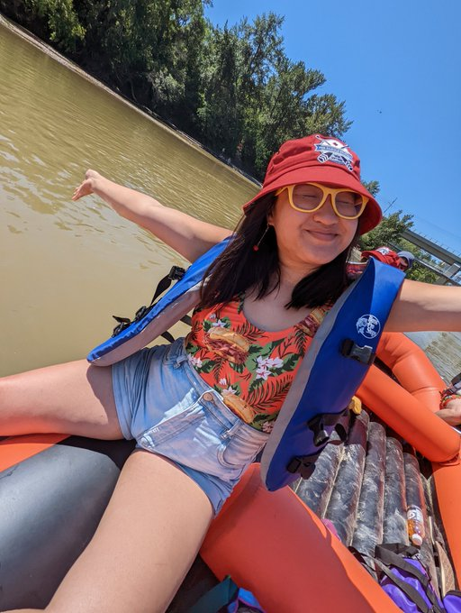came back to Twitter to say hi, it's me 👋 lol 

(yes that is an <a href="/Arbys/">Arby's</a> roast beef bathing suit and Arbys Christmas onesie lol)  

#ArbysCanada_Partner