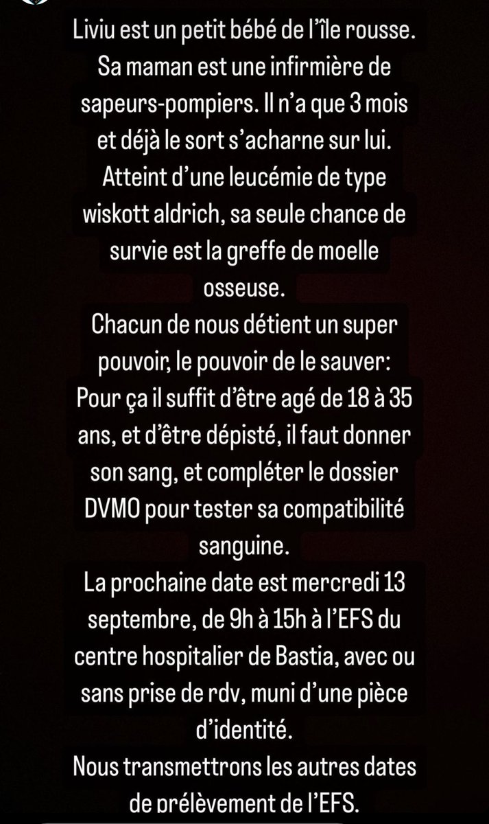 sis_2b's tweet photo. ⚠️Défendre la vie est une mission réalisable par tous 
Le temps d’un don du 🩸 chacun peut devenir un super héros 🦸‍♂️ 
Ensemble soyons à la hauteur de l’enjeu porteur d’espoir pour Liviu 👶 
Donneurs de sang âgés de 18 à 35 ans, Liviu a besoin de vous 🤗
 
Mubilisemucci per Liviu https://t.co/KBFaq5xRKD