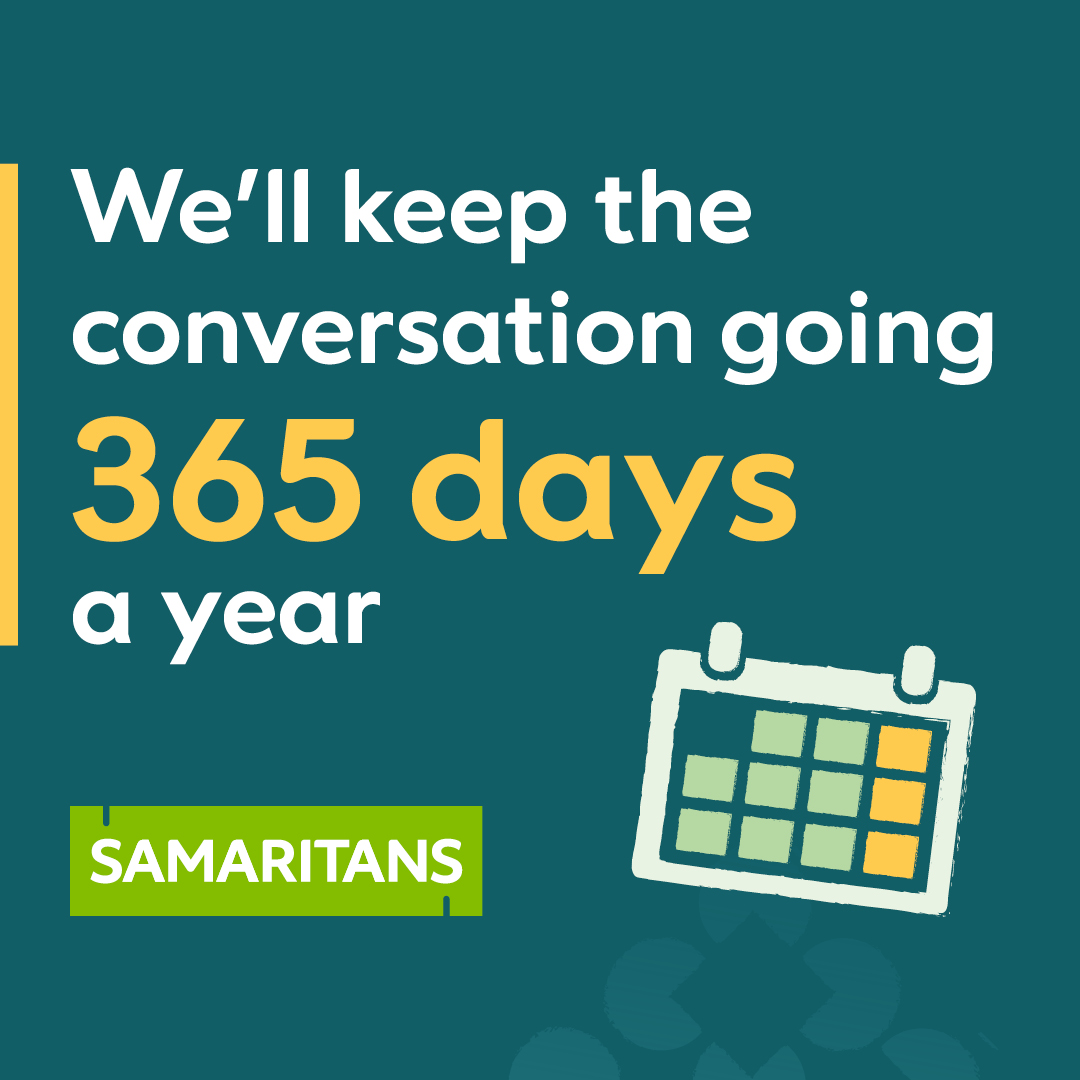 Suicide prevention isn't just for one day. 

#WorldSuicidePreventionDay may be over for another year, but we will continue to fight to save lives. That’s why we work tirelessly to reach more people and make suicide prevention a priority.