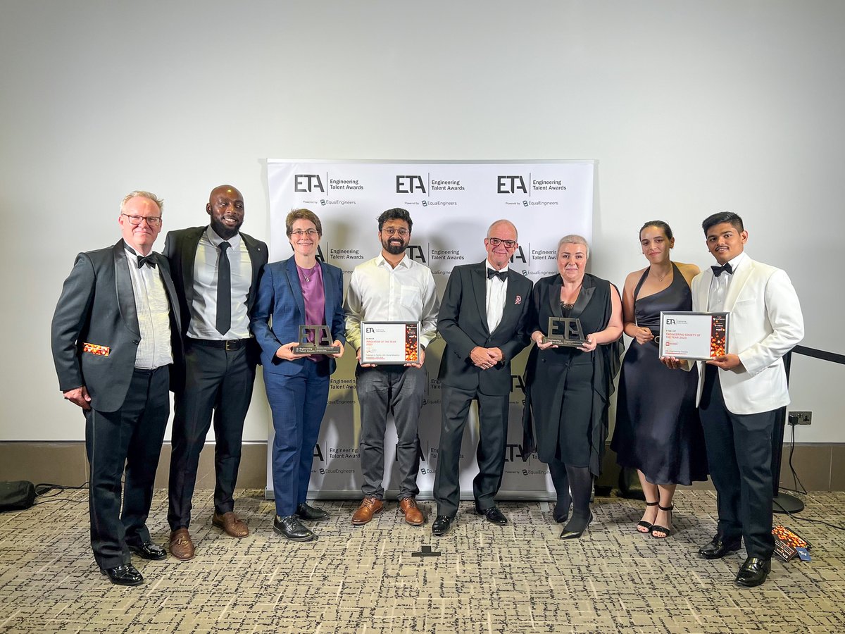 @UCLEngEdu @Centre4EngEdu @BaduSports @GDIHub @uclcs ✨ Kudos to the UCL Engineering Society, which was shortlisted for Engineering Society of the Year at the #ETAwards23! Congratulations to our winners and nominees. Your dedication to inclusion, education, and innovation is truly inspiring. 🙌