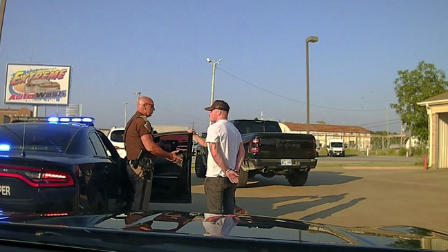 KATVNews's tweet photo. "This is why people do not like police officers": The @OHPDPS has released dash camera video from musician @zachlanebryan's arrest in #CraigCounty, #Oklahoma. WATCH: https://t.co/1trrJCnlUA https://t.co/5lO1CJnni9