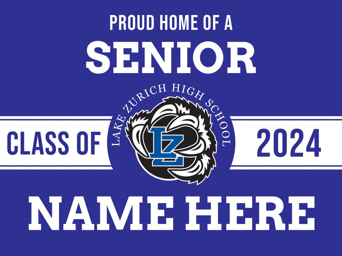 LAST WEEK TO ORDER! Celebrate your Senior with a Class of 2024 Senior Sign. Orders Due: Friday, Sept 15th at noon. No late orders accepted. Click the link: …-school-bear-booster-club.square.site @LZHSBEARS @johnwalshD95 @lzhsathletics @LZHSStudCo