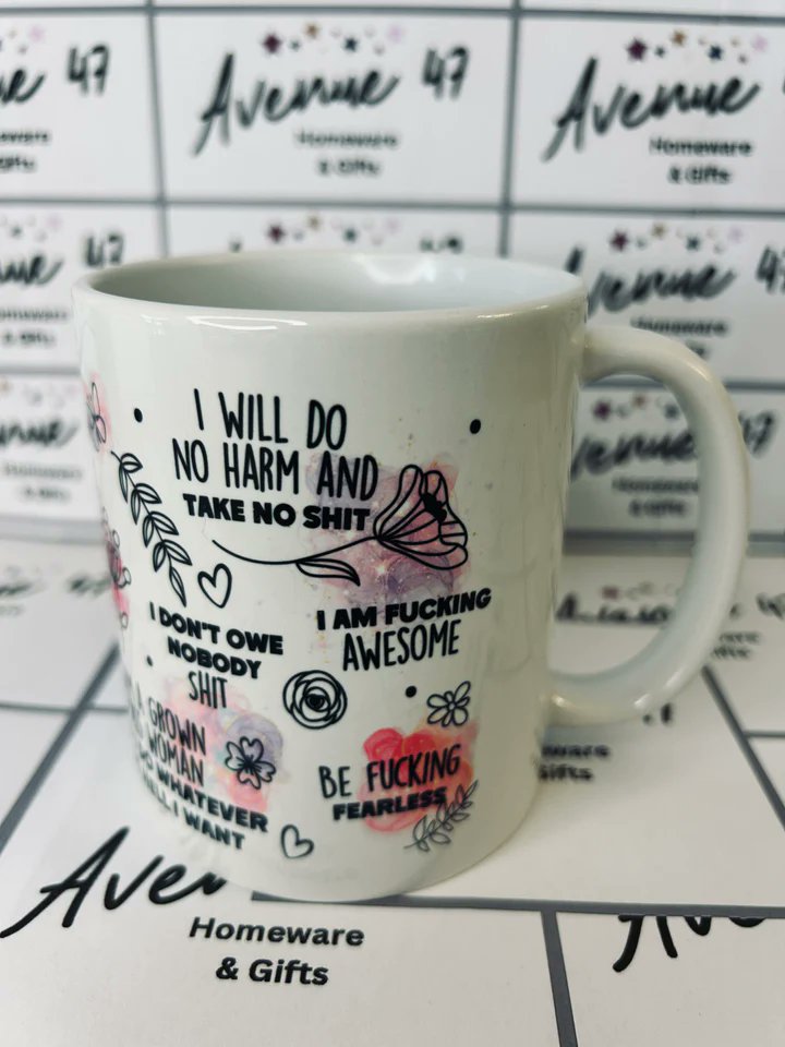 Craftyscene13's tweet photo. 11oz Ceramic Sweary Affirmations Mug

https://t.co/Xae3zYWguj

UK Tracked Delivery. https://t.co/Reo75wiqPD