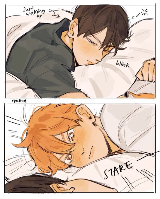 9/10 happy kagehina day 💙🧡
// first overnight training camp 

#kagehina #haikyuu 