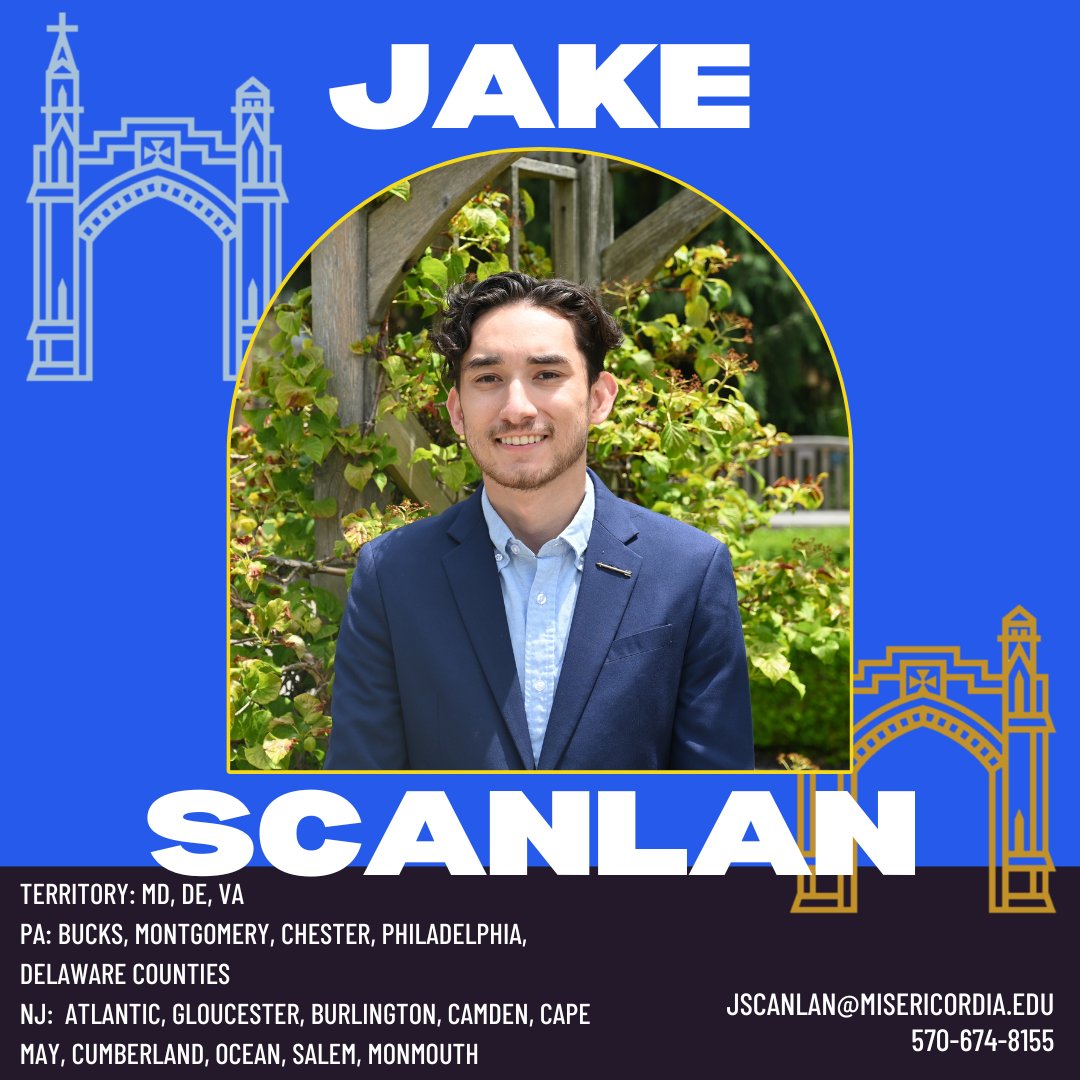 Meet the Admissions Staff!
Jake works with first year students through the admissions process. He is also the Class of 2024 advisor and hopes to have more students attend MU and work with them while they are here.