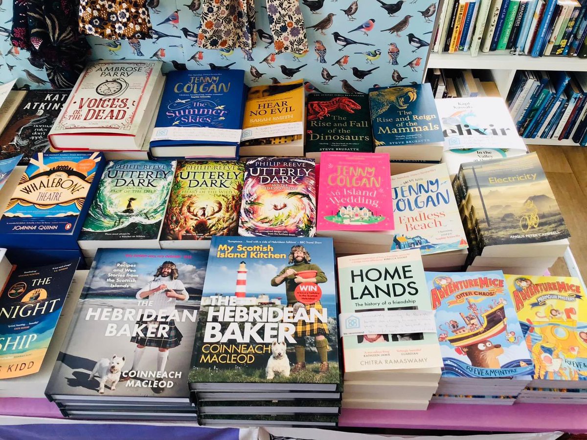 TheCelticHouse's tweet photo. If you’ve missed the @islaybookfest but are desperate to get a signed copy, we have a selection available in the shop and to order on our website: https://t.co/q4AKpCmc9C #ibf2023 #choosebookshops https://t.co/x0KteS1QnQ