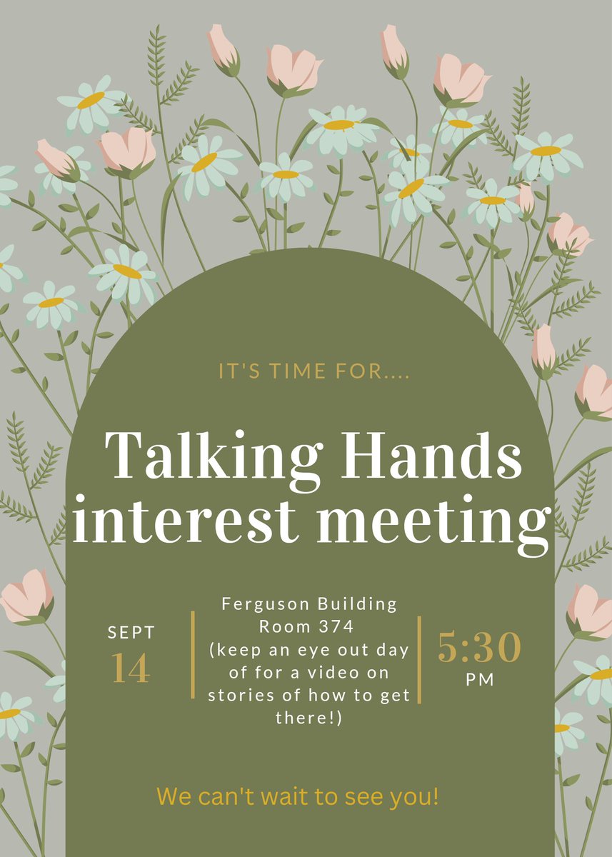 TalkingHandsSFA's tweet photo. It's the time we've all been waiting for! THIS THURSDAY is our first meeting of the semester!! We can't wait to see everyone again and meet new people! You won't want to miss it!!! 🤟🏼🤟🏼 https://t.co/1PTXGjKfmK