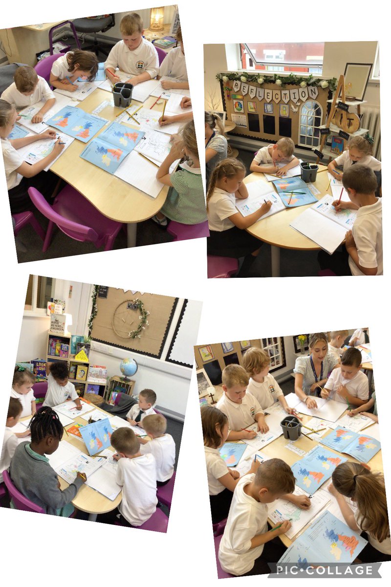 Y2 were ‘Thinking like Geographers’ today to discover where St Helens is located. 🗺️ They also enjoyed using Atlas’ to retrieve their sticky milestone knowledge, relating to the 4 countries of the United Kingdom and their capital cities. 👏🏼🇬🇧🏙️ @parishschool1 #ParishGeographers