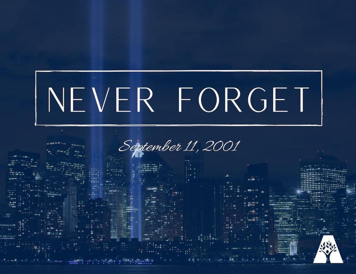 The tragic events of 9/11/01 was 22 years ago today.  Along with our nation, Asheville City Schools pauses to remember and honor those who died. Their memory and sacrifice will not be forgotten.