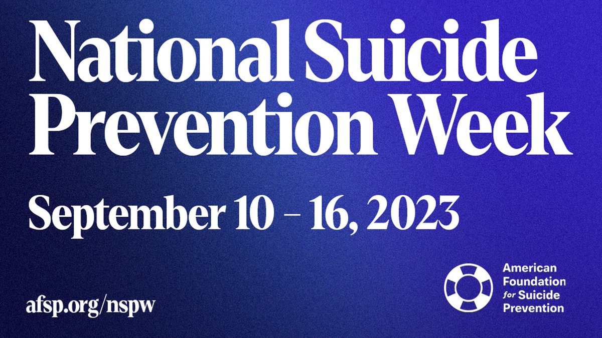 This week is #NationalSuicidePreventionWeek. Review the ASCA Suicide Prevention and Response Toolkit, and watch this week’s webinar on the ASCA Suicide Information-Gathering Tool. bit.ly/48aqohN