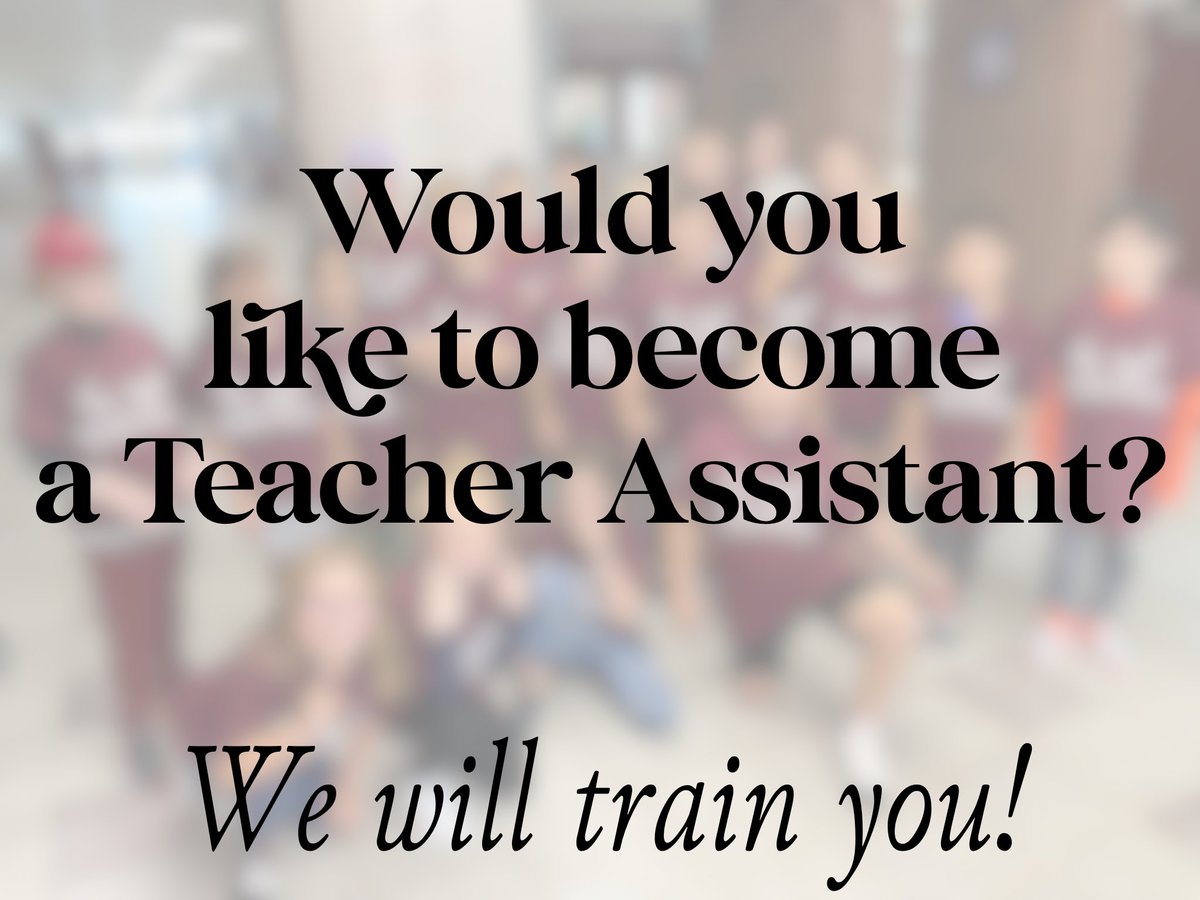 Bridgewater Junior High School on the South Shore of Nova Scotia. Starting immediately - we will train you. Please DM for information.