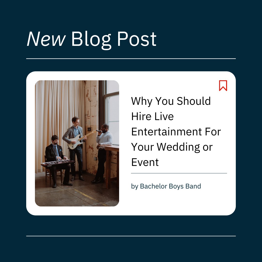 bachelorband's tweet photo. Elevate your celebration! 🎶 Why choosing live entertainment for your wedding or event can make all the difference. Click the link in bio to discover the magic of live performances. 🌟👰🤵 https://t.co/hMEKPsJyqG