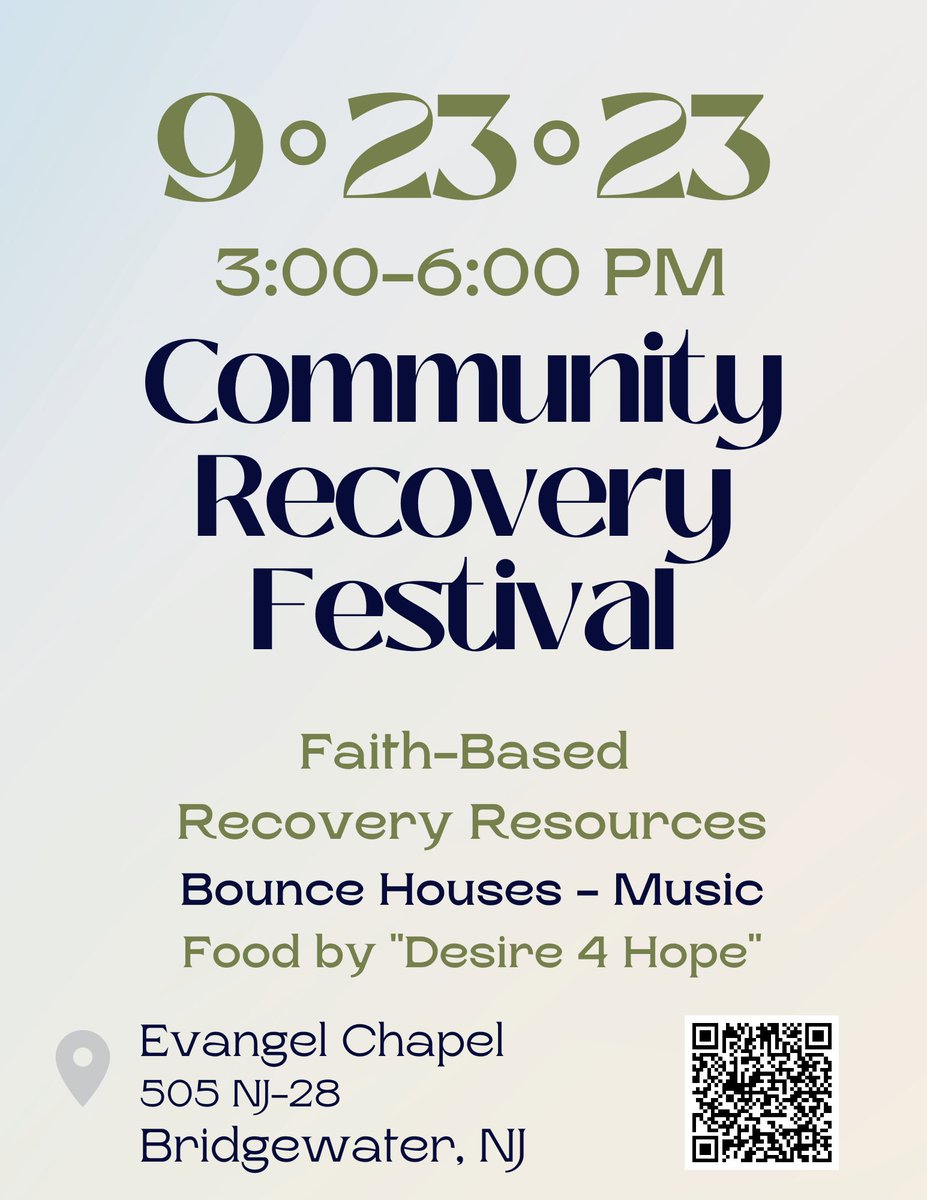 GenerousSavings's tweet photo. @samhsagov Evangel Chapel Bridgewater is hosting a Free Community Recovery Festival to help connect people with addiction recovery resources. Could you help us spread the word? https://t.co/O5Frr9rIJ8