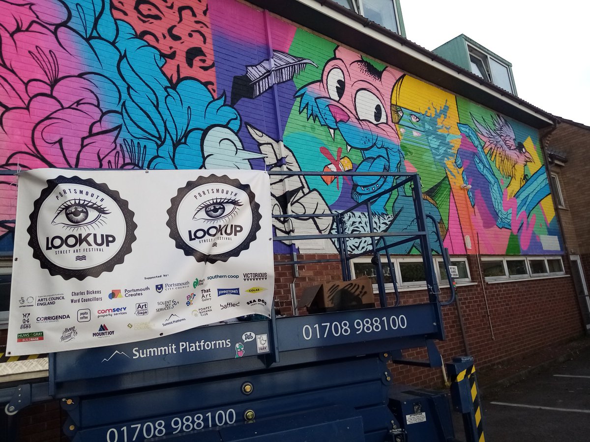 Just loving our new mural by Si Mitchell (simitchell.co.uk). Come by and have a look. Let us know what you think. Lookup Portsmouth.