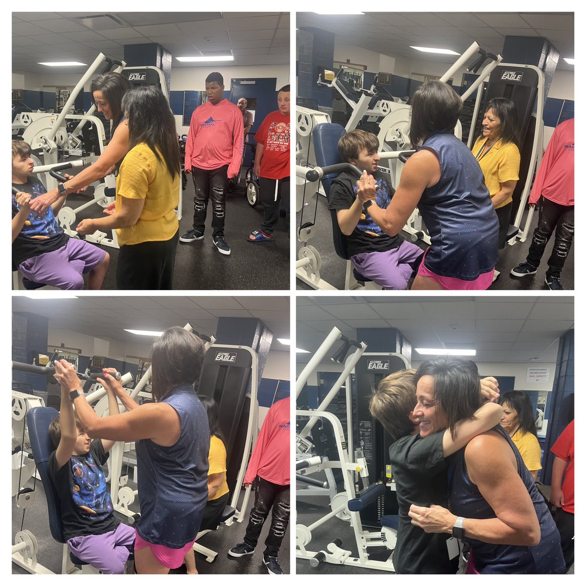Erica Sinicropi (@ericasinicropi) on Twitter photo This student modeled fitness center equipment for his peers today in APE <a href="/cayboces/">Cayuga-Onondaga BOCES</a>! #joyfulinourwork 🙌🏼💕 This student modeled fitness center equipment for his peers today in APE <a href="/cayboces/">Cayuga-Onondaga BOCES</a>! #joyfulinourwork 🙌🏼💕