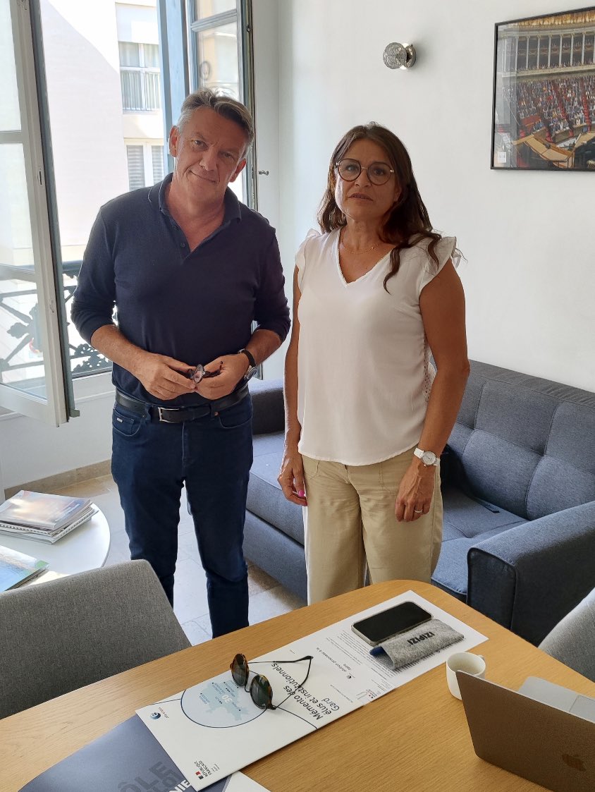 Rencontre de M le député <a href="/PBertaGard/">Philippe Berta</a> afin d’échanger sur le marché du travail, l’offre de services de @pole_emploi ainsi que l’activité autour de l’ #emploi dans le #Gard 
Occasion d’aborder #francetravail 
<a href="/GaillardGilles2/">Gaillard Gilles</a>