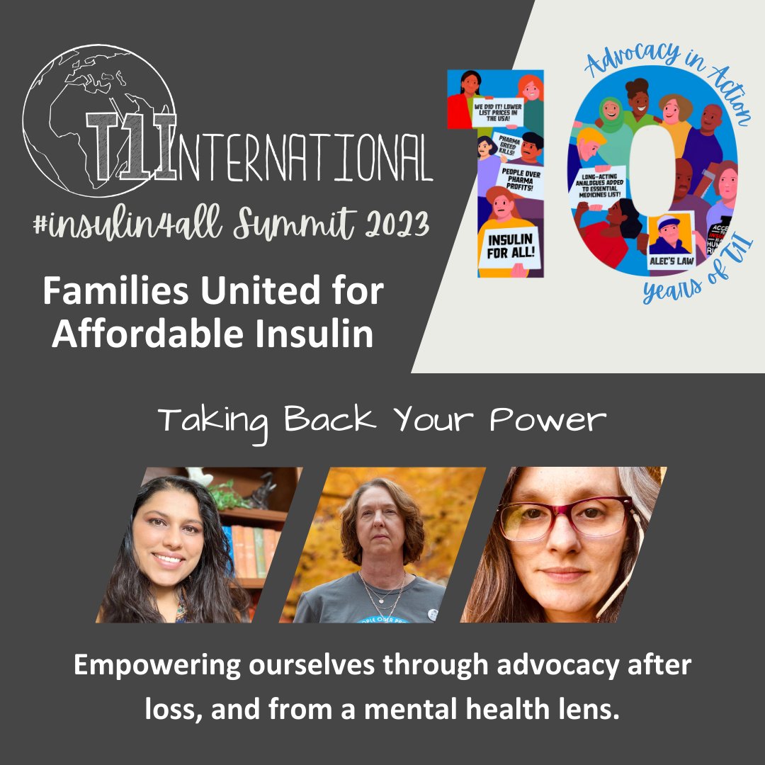 Looking forward to T1International's #insulin4all Summit 2023? We are too! Today, we wanted to highlight our FUFAI session.

Click here to register (and don't forget to share with your family and friends): actionnetwork.org/ticketed_event…

<a href="/drhnagra/">Harpreet Nagra PhD</a> <a href="/NSmithholt12/">Nicole Smith-Holt #insulin4all</a>  <a href="/sparrowmindi/">sparrow</a>