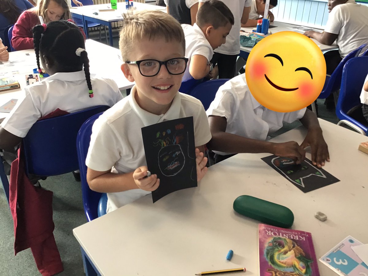 Year4SouthCamPr's tweet image. Year 4 are reading The Wolves in the Walls by Neil Gaiman. We were so inspired by Dave McKean’s illustrations that we made our own wolves using pastels and paper. Here we are, hard at work creating our creepy creatures! #welovesouthcambeley #teachingreading