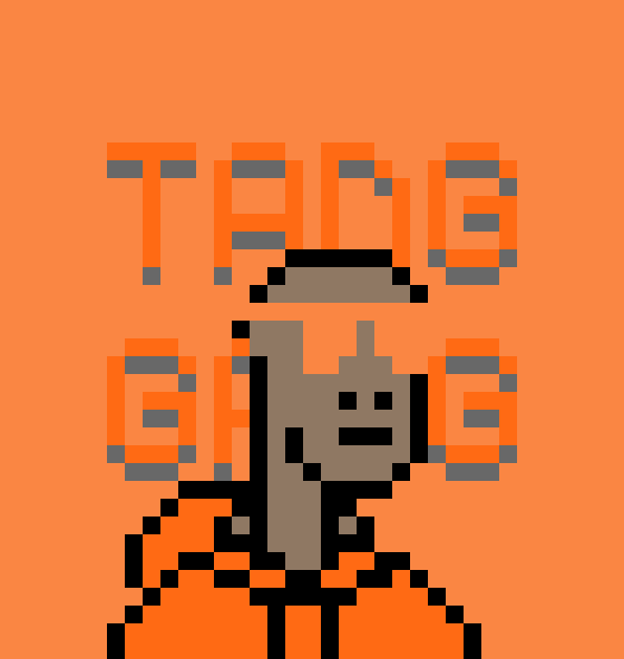 Pixelhoodpunk's tweet photo. Hey #NFTCommunity 
 
Pixelhood punk #138 (Tang Gang)🍊
Inspired by @TedDefiase 🍊
It may look familiar, it may looks weird, Yeah damn cool😄😍

Hope you check it out

Link https://t.co/y7GKMB2CzF

#TangGang #Hoodpunk https://t.co/hiqHncwO8e