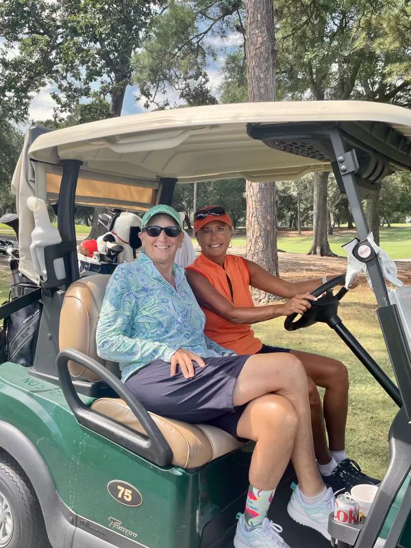 We had the 2023 Carolyn Cudone Member-Member Ladies Golf Tournament this weekend with great golf and camaraderie. Congratulations to this year’s champions, Henrietta Golding and Hala Berry. #dunesgolfandbeachclub