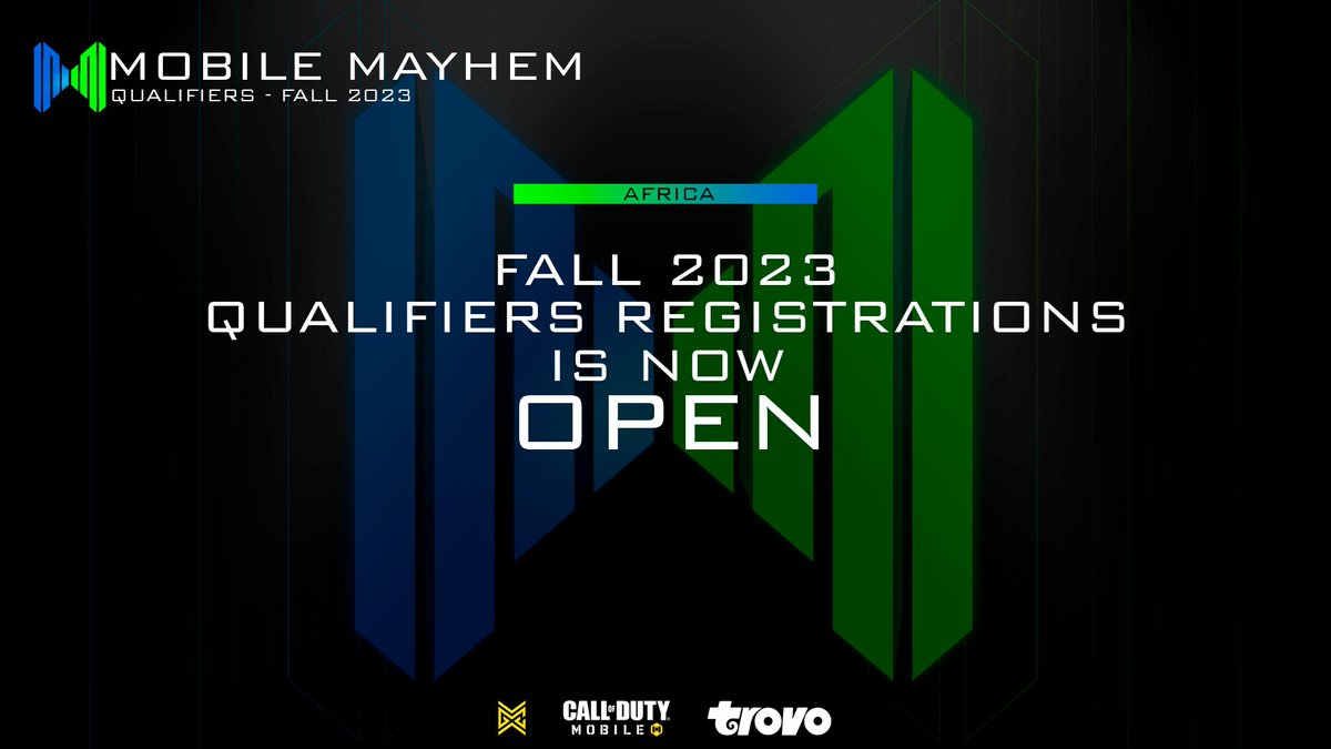 Qualifiers for Mayhem Africa Fall season is here🎊

Do you have what it takes to cause Mayhem in the African region?😈 Well here's your chance💯 Registration is live🔥

Join our discord: bit.ly/Mobile_MayhemGG
Also head over to: bit.ly/Africa_Fall_20…  

#CauseMayhem