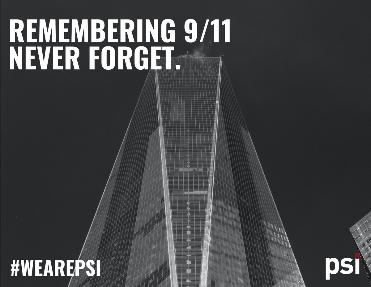 🕊️ On this day, let's remember the strength, compassion, and unity that emerged from the darkest of times. ❤️ #WeArePSI #September11 #NeverForget