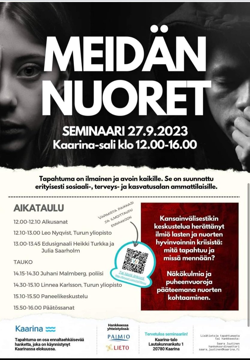 Kaarinassa syyskuussa! Ilmoittaudu mukaan. link.webropolsurveys.com/Participation/…