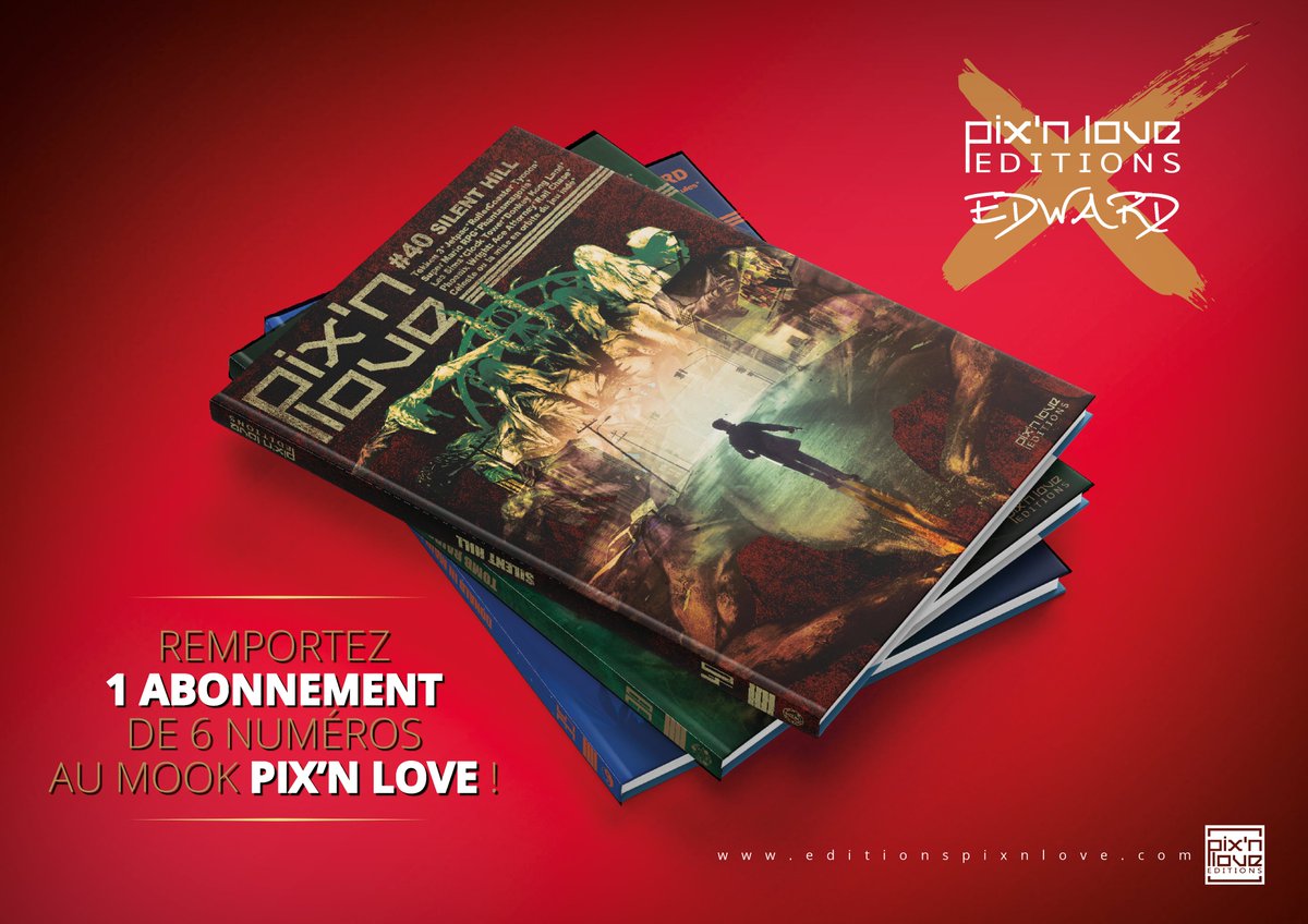 EzEdward1's tweet image. Pour fêter ma collab', Pix'n Love vous propose de gagner un abonnement pour 6 numéros 😉
Pour cela il faut :
- Follow mon compte et celui de @Pixnlove 
- Repost cette publication
Fin de participation vendredi 15, tirage au sort le lendemain.