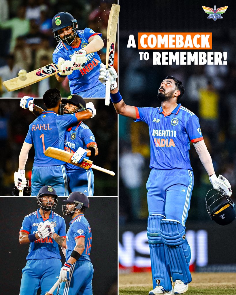 LucknowIPL's tweet photo. It’s like he never left 💙 https://t.co/IE3w0pBNUv