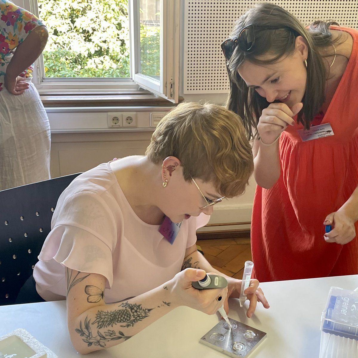 euroocs's tweet photo. What an incredible start to our #OrganOnChip summer school! Day one was a smashing success, filled with eager learners, inspiring discussions, and great lecturers. Here's to many more days of growth and fun ahead! #OoCSummer23 #ScienceEducation https://t.co/Ac4MNM5VqT