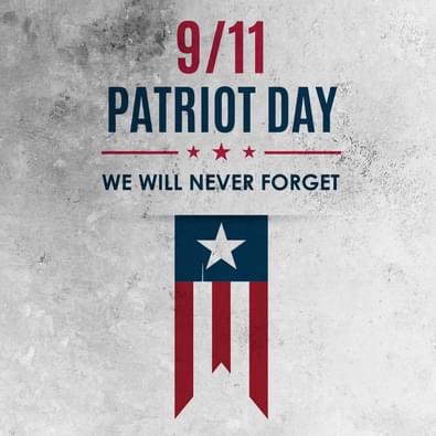 22 years of remembrance. We will never forget those we lost, our heroic first responders, and all those who fought and continue to fight for our country and our freedom. #neverforget911.