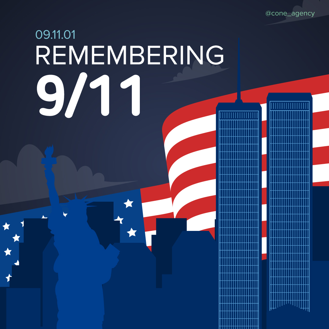 ConeCreatives's tweet photo. #NeverForget 9/11 - Today, we remember and honor the lives lost on September 11, 2001.🙏 We stand together as a nation, united in resilience and compassion. 🗽

#neverforget911 #september11 #america #americanspirit #alwaysinourhearts #remembering911 https://t.co/41KKmJW9Fx