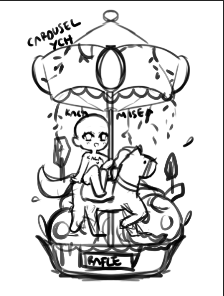 SleepySe_a's tweet photo. ★48H★ ART RAFFLE
to be my YCH model:
Halloween Carousel

★Follow 
★Like
★RT
★Comment the reason you join this raffle

End 13 Sept 2023 at 11:59PM

#Vtuber #artraffle #ENVtuber https://t.co/ot5a1fet6t