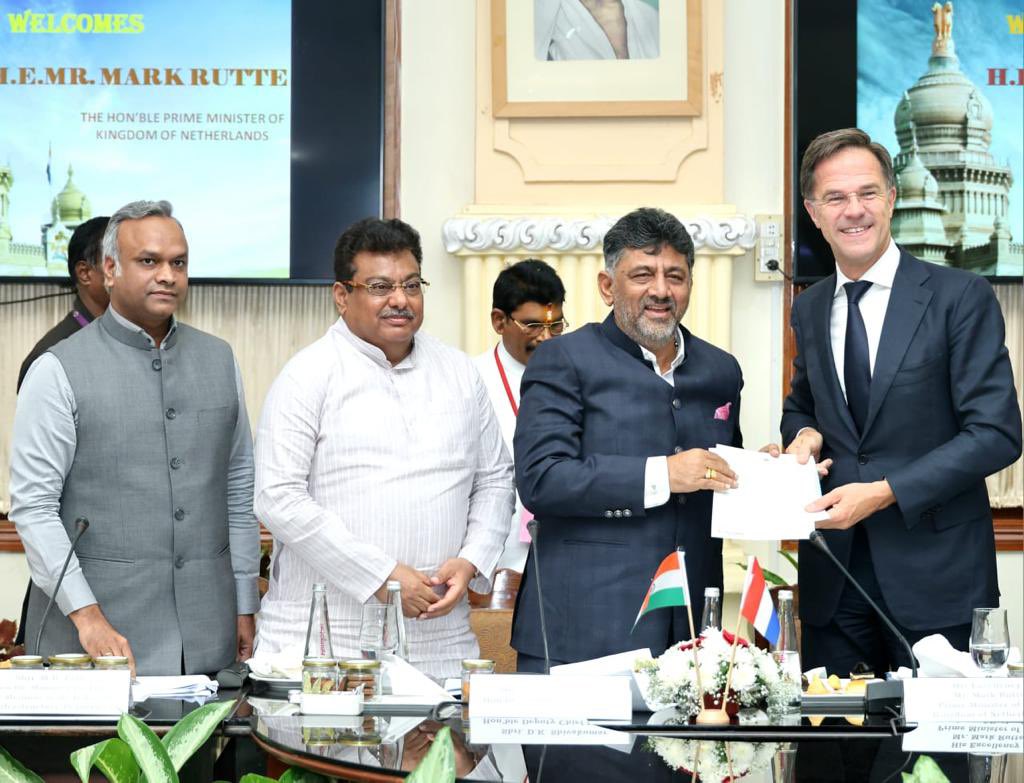 Priyank Kharge / ಪ್ರಿಯಾಂಕ್ ಖರ್ಗೆ (@priyankkharge) on Twitter photo We had a highly interactive conversation with the Dutch delegation headed by HE Prime Minister <a href="/MinPres/">Dick Schoof</a> Mark Rutte.
The businesses that have made investments in Karnataka have put forth some requests and recommendations to the Government and rest assured, we will give them We had a highly interactive conversation with the Dutch delegation headed by HE Prime Minister <a href="/MinPres/">Dick Schoof</a> Mark Rutte.
The businesses that have made investments in Karnataka have put forth some requests and recommendations to the Government and rest assured, we will give them