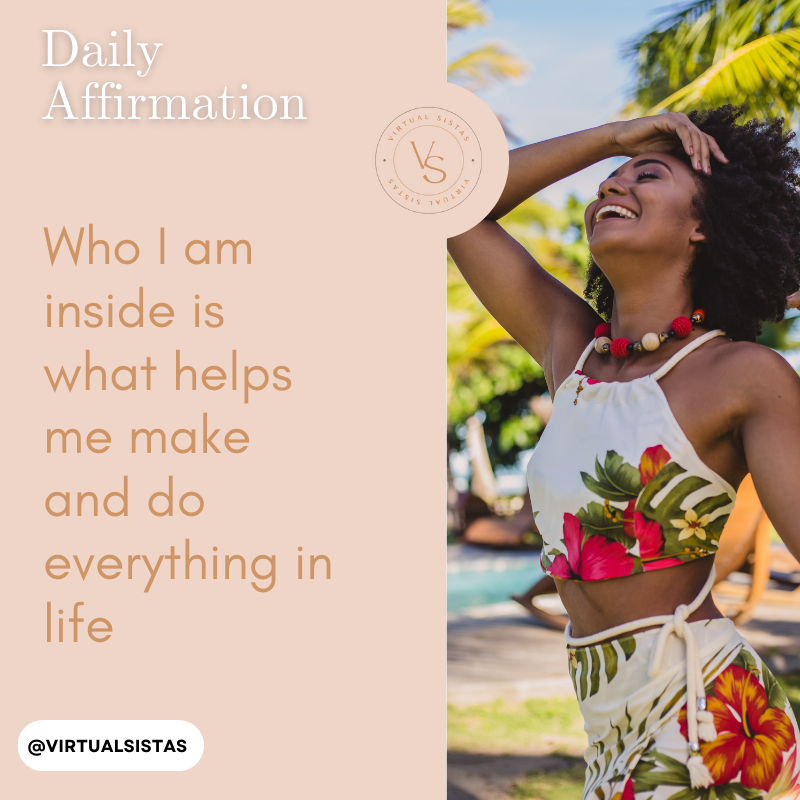 ✨Daily Affirmation✨
.
Who I am inside is what helps me make and do everything in life
.
.
.
.
.
.
.
.
.
.
#virtualsistas #remoteteams #smallbusinesshelp #freelancing #virtualadmin #socialmediastrategist #emailmarketing #creativevirtualassistant #executivevirtualassistant