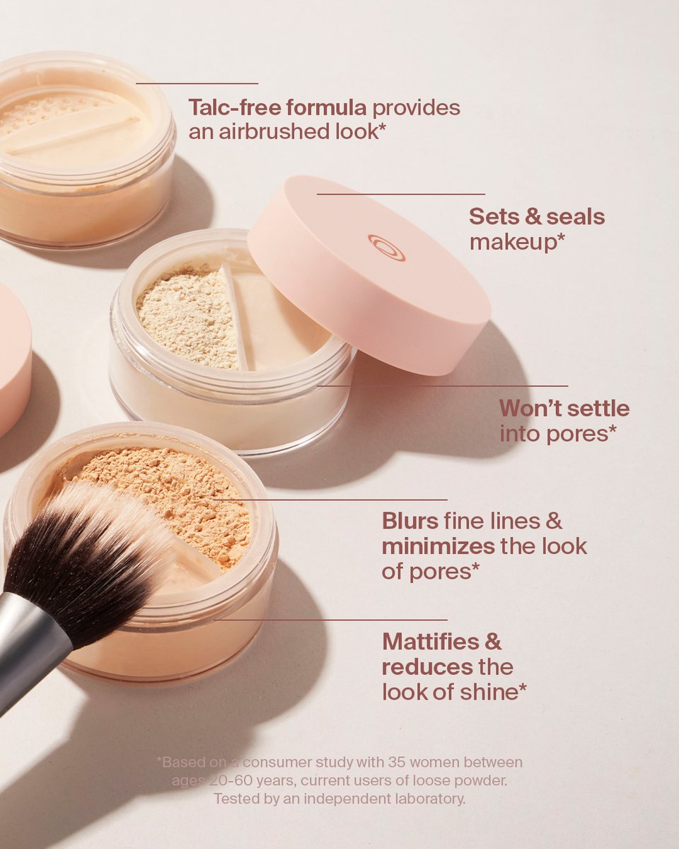 MONATOfficial's tweet photo. ✨ Keep your look on point all day long with MONAT Perfecting Translucent Loose Powder™ for a shine-free, airbrushed finish. This invisible wonder not only sets your makeup effortlessly but also enhances your skin's natural beauty 💁‍♀️🌟 

#MONAT #MONATmakeup #MONATskincare https://t.co/tr4SA8TsjW