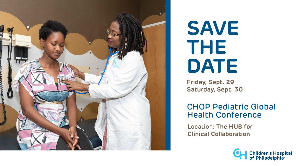 Registration is open for the 15th Annual CHOP Global Health Conference! The two-day event will bring together colleagues from around the world to 'Shape the Future of Global Child Health.' Learn more and sign up today at: ms.spr.ly/60119wk9N.
