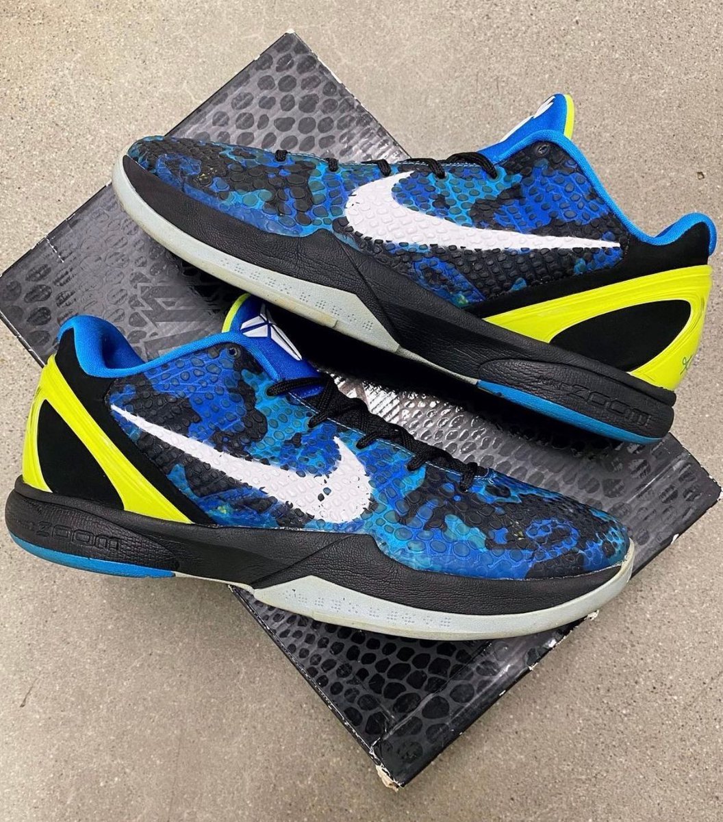 kobe 6 blue and black